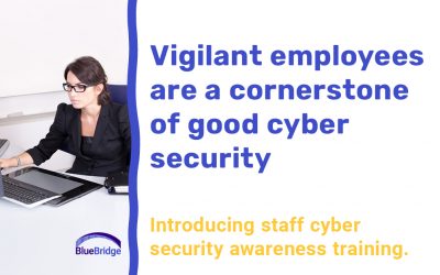 Vigilant employees are a cornerstone of good cyber security.
