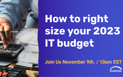 CFO’s & CIO’s Let’s Talk IT Budget 2023