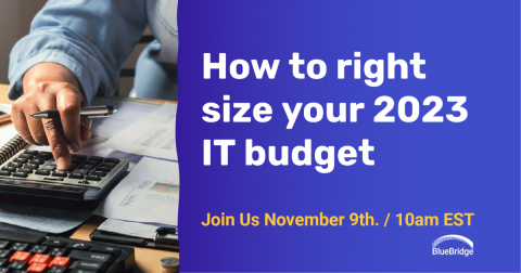 How to right size your IT budget in 2023